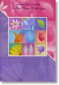 Floral Collage, Mother's Day Card