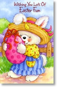 Easter Bonnet, Easter Card