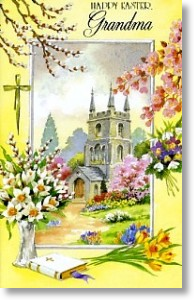 Blooms of Spring, Grandma Easter Card