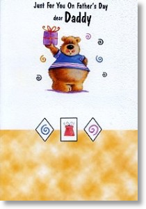 For You Daddy, Daddy Father's Day Card
