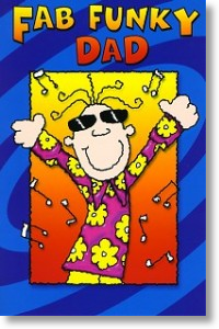 Funky Dad, Father's Day Card