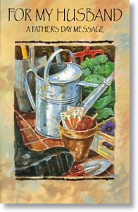 Green Fingers - Husband (large card)