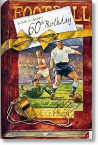 Footballers, 60th Birthday Card