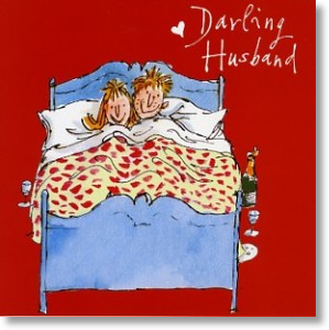 Bedtime, Husband Birthday Card