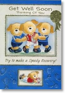 Thinking of You, Cute Get Well Card