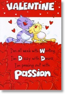 Passion, Funny Valentine's Day Card