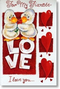 Duck Duo, Fiancee Valentine's Day Card