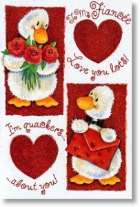Quackers About Card - Fiancee