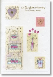 Memories - 50th, Large Card
