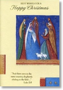 Shepherds, Religious General Christmas Card