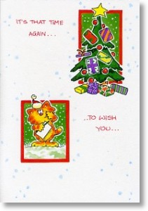 Pussycat, Funny Christmas Card