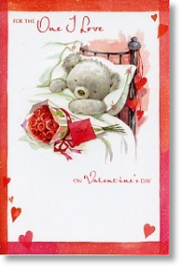 For The One I Love, Valentine's Day Card