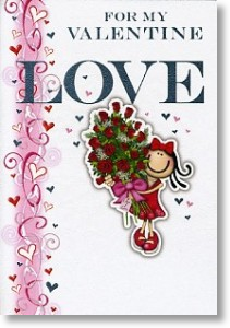 Roses, Valentine's Day Card