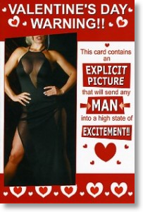 Sexy Lady, Funny Rude Valentine's Day Card