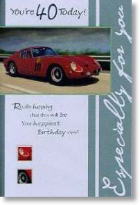 Red-Sportscar, 40th