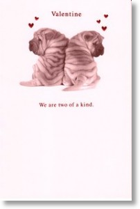 Puppy Love, Cute Valentine's Day Card