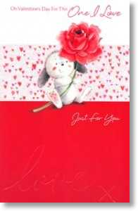 Rose, Cute Valentine's Day Card