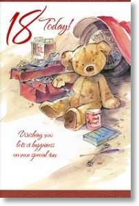 18 Today, 18th Birthday Card