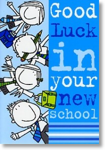 New School, Good Luck Card