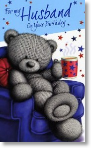 Teddy with Cuppa - Husband