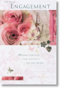 Pink Champagne, Engagement Card