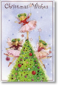 Treetop Fairy, General Christmas Card