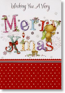 Snowflakes, Cute General Christmas Card