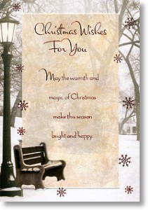 Lamp-post, General Christmas Card