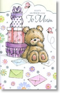 Gift Boxes, Cute Mother's Day Card