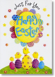 Decorated Eggs, Easter Card