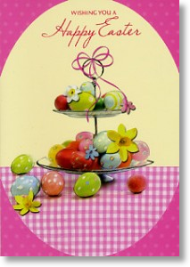 Flowers and Eggs, Easter Card