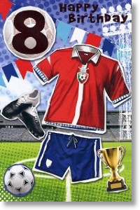 Footy Champ, 8th Birthday Card