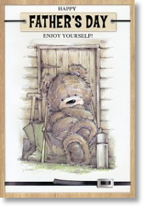 Gardening-Bear, Large Card
