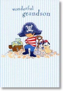 Ahoy Captain, Grandson Birthday Card