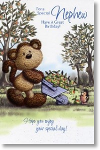 Apple Scrumpimg, Nephew Birthday Card