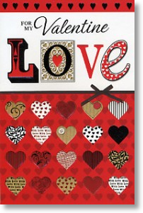 Collage of Hearts, Valentine's Day Card