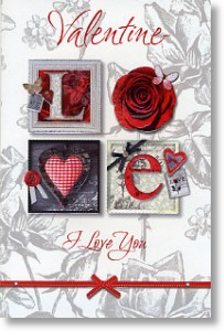 Love Collage, Valentine's Day Card