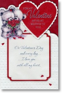 Lacey Heart, Cute Valentine's Day Card