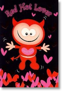 Red-Devil, Funny Rude Valentine's Day Card