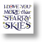 Starry Skies, General Valentine's Day Card