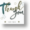 Stars, Thank You Card (small)