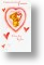 Flower Heart, Fiancee Valentine's Day Card